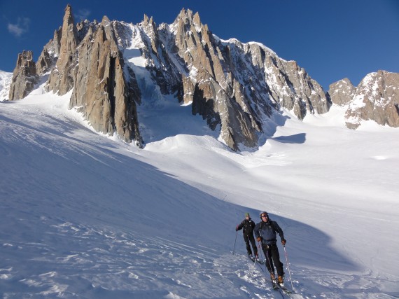 Skitouring with Ascent Descent