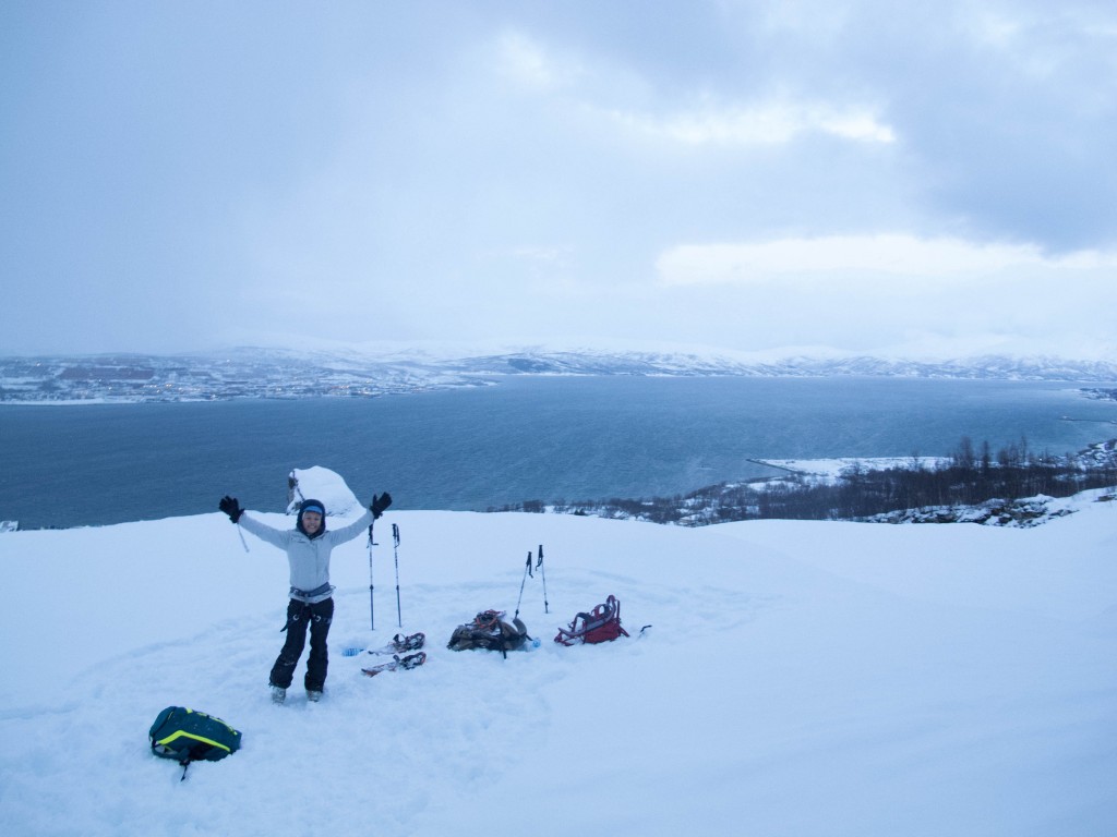 When waiting for your turn you have a pretty good view over Tromsø and our sea to mountain landscape.